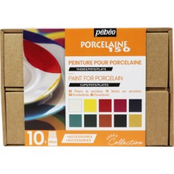 Pebeo Porcelaine 150 Ceramic Painting  Set 10 x 45ml 758471